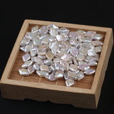 Baroque Pearls Rhombus Earrings Freshwater Loose Accessories