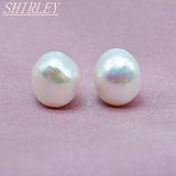 Baroque Pearl 925 Sterling Silver Stud Earrings