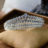 Baroque Style Crystal Brides Tiaras Headpieces