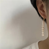 Baroque Style Freshwater Pearl Pendant Earrings Sweet Wedding Jewelry