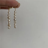 Baroque Style Freshwater Pearl Pendant Earrings Sweet Wedding Jewelry