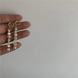 Baroque Style Freshwater Pearl Pendant Earrings Sweet Wedding Jewelry