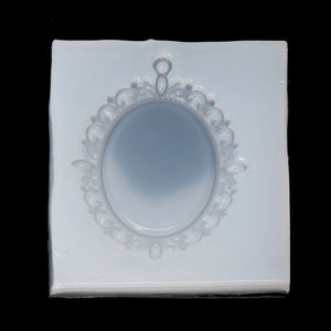 Baroque Style Gemstone Frame Molds Resin Casting Molds