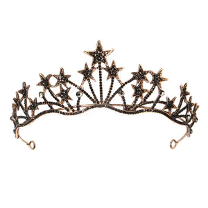 Crystal Star Headband for Women Christmas Party Bride Wedding Hair Jewel