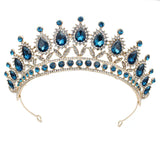 Baroque Crystal Bride Crown Women Headdress Bridal Tiaras Wedding Hair Jewelry