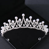 Baroque Vintage Crystal Rhinestone Tiaras And Crowns Diadems Headbands
