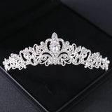 Baroque Vintage Crystal Rhinestone Tiara Crown Headband for Women Bride Wedding