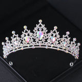 Baroque Vintage Crystal Rhinestone Tiaras And Crowns Diadems Headbands
