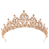 Baroque Vintage Crystal Rhinestone Tiara Crown Wedding Hair Accessory