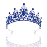 Baroque Vintage Crystal Rhinestone Tiara Crown Wedding Hair Accessory