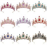 Baroque Vintage Crystal Rhinestone Tiara Crown Wedding Hair Accessory