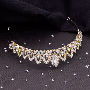 Baroque Wedding Crown Small Tiaras Bride Headdress
