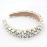 Baroque Women Hair Accessories Pearls Beads Headbands