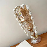Baroque Women's Pearl Jewelry Set for Mother Girlfriend