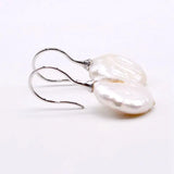 Baroque Freshwater Pearl Silver Earrings for Girls
