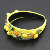 Baroque Headband Lemon Geometric Ladies Suit Bracelet Hair Accessories