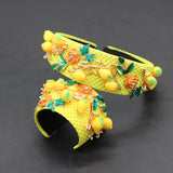 Baroque Headband Lemon Geometric Ladies Suit Bracelet Hair Accessories