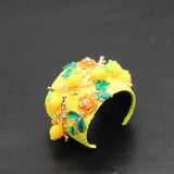 Baroque Headband Lemon Geometric Ladies Suit Bracelet Hair Accessories