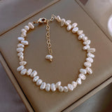 Baroque Natural Pearl Necklace Women's Clavicle Chain