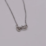 Baroque Pearl Necklace, Sterling Silver Pendant, Handmade Ladies Silver Necklace