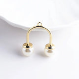 Baroque Water Drop Pearl Pendant for DIY Earrings