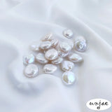Baroque Bright Button Beads Pearl for DIY Jewelry
