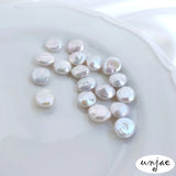 Baroque Bright Button Beads Pearl for DIY Jewelry