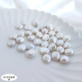 Baroque Bright Button Beads Pearl for DIY Jewelry