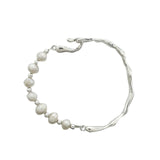 Baroque Freshwater Pearl Bracelet Branch Texture Splicing Pearl Bracelet