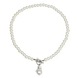 Baroque Pearl Necklace Femininity Short Clavicle Chain Water Drop Pendant