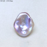 Baroque Purple Flat Pearl Beads 10-20MM DIY Jewelry Making BCA