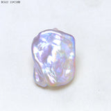 Baroque Purple Flat Pearl Beads 10-20MM DIY Jewelry Making BCA