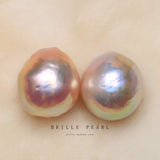 Natural Pearl Egg Shape Beads DIY Earrings Jewelry