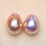Natural Pearl Egg Shape Beads DIY Earrings Jewelry