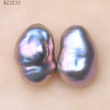 Gray Baroque Freshwater Pearl Beads 9-12mm for DIY Earrings