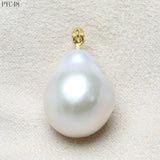 925 Silver Pendant Freshwater Baroque Pearl Necklace