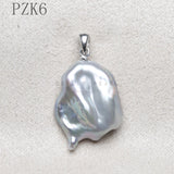 925 Sterling Silver Pendant Freshwater Pearl Choker Necklace
