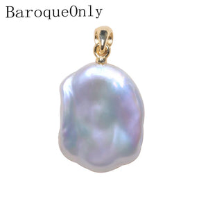 925 Sterling Silver Pendant Freshwater Pearl Choker Necklace