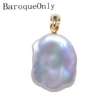925 Sterling Silver Pendant Freshwater Pearl Choker Necklace