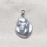 925 Sterling Silver Pendant Freshwater Pearl Choker Necklace