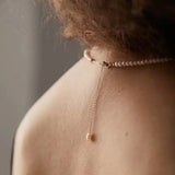Natural Freshwater 2-4mm Pearl Necklace 14k Choker for Women