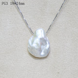 Baroque Pearl Necklace 925 Silver Jewelry for Women