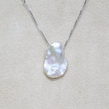 Baroque Pearl Necklace 925 Silver Jewelry for Women