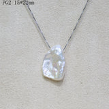 Baroque Pearl Necklace 925 Silver Jewelry for Women