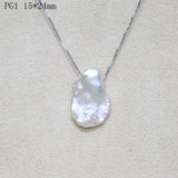 Baroque Pearl Necklace 925 Silver Jewelry for Women
