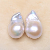 Natural Freshwater Irregular Pearl Beads Pair For DIY Earring
