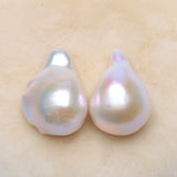 Natural Freshwater Irregular Pearl Beads Pair For DIY Earring
