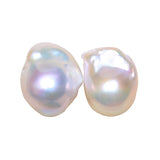 Natural Freshwater Irregular Pearl Beads Pair For DIY Earring