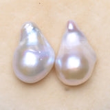 Natural Freshwater Irregular Pearl Beads Pair For DIY Earring