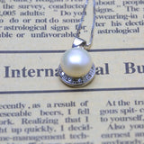 Freshwater Pearl Pendant Necklace 925 Sterling Silver Jewelry Gift
